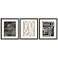 Naive Lines IV 20" Wide 3-Piece Framed Giclee Wall Art Set