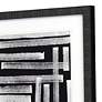Naive Lines IV 20" Wide 3-Piece Framed Giclee Wall Art Set in scene