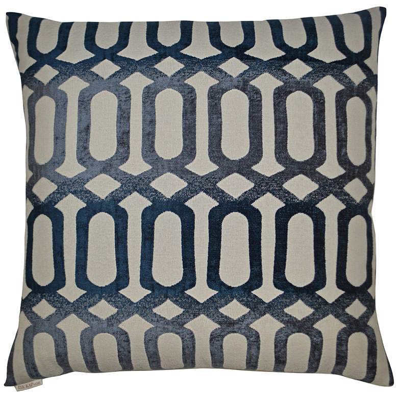 Image 1 Nakita Blue 24" Square Decorative Throw Pillow