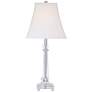 Nala Tapered Crystal Column Table Lamp with Tabletop Dimmer