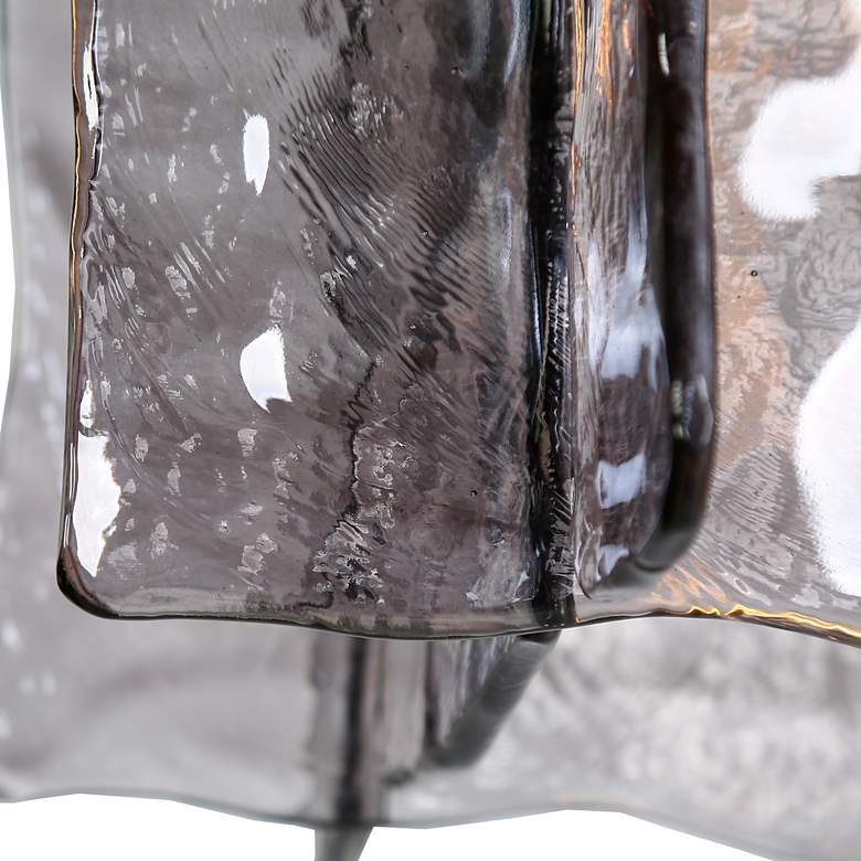Image 6 Nalyri 11.8" Wide Smoky 1-Light Square Pendant Light more views