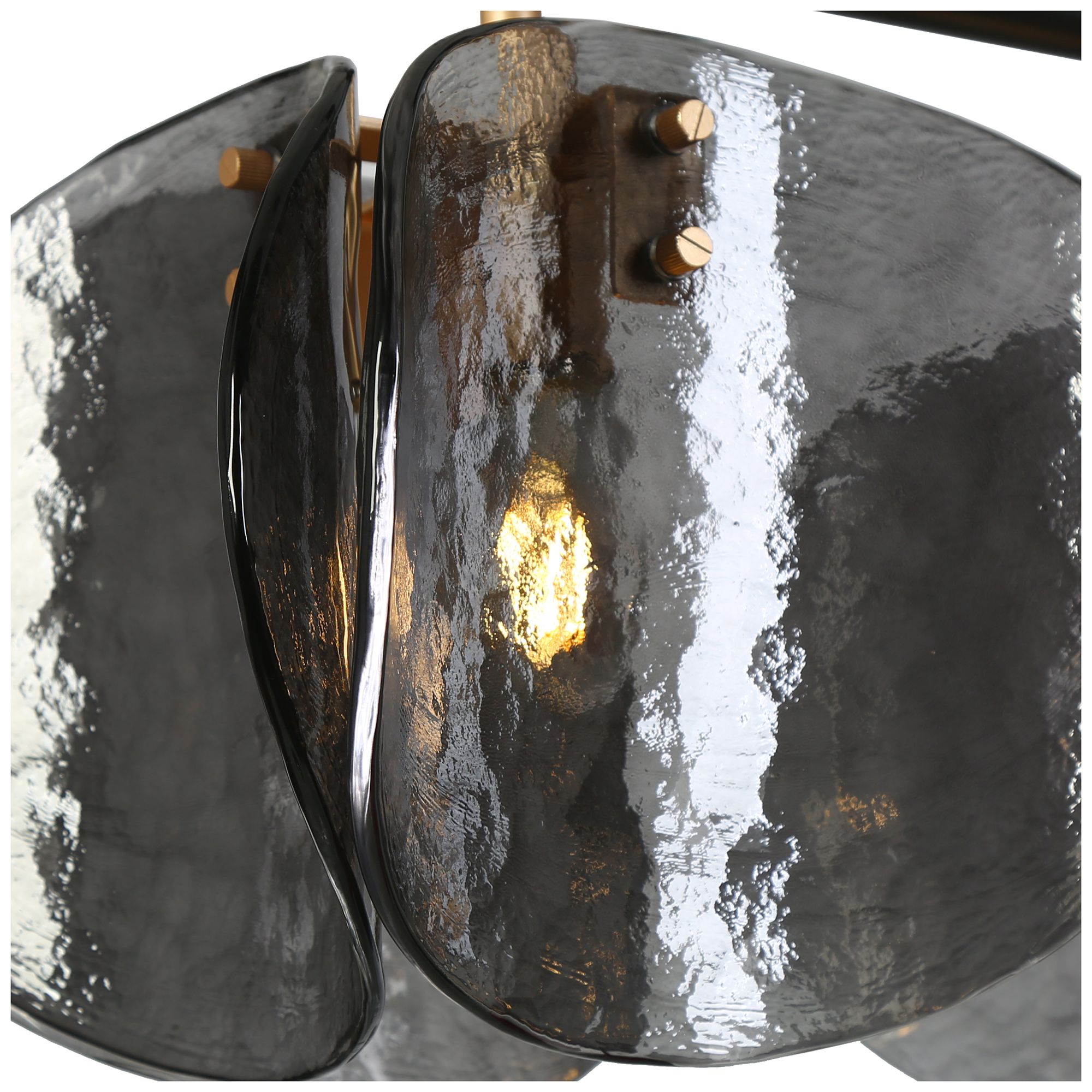 Image 4 Nalyri 52.1" Wide Gray 5-Light Linear Island Chandelier more views