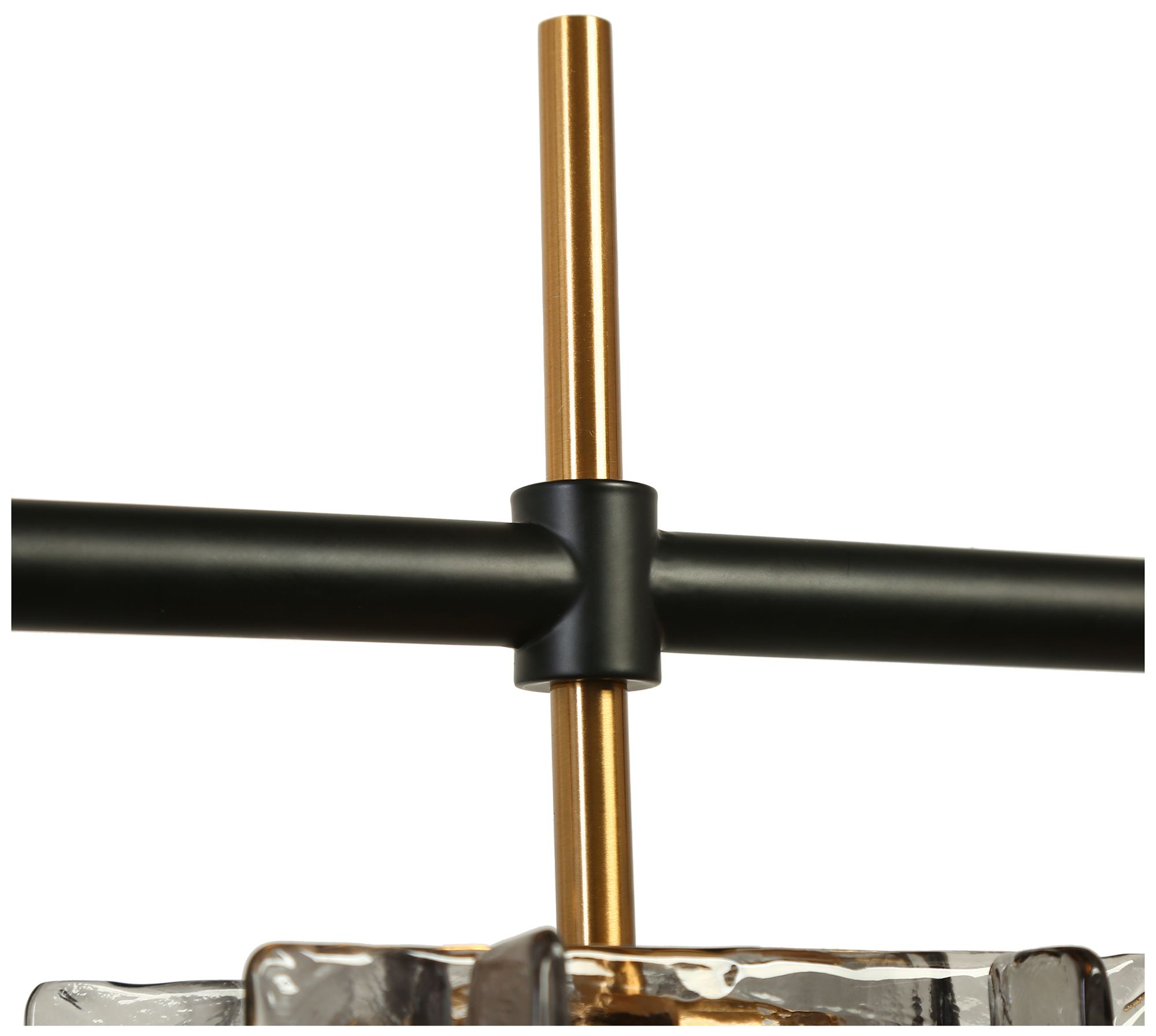 Image 3 Nalyri 63" Wide Gray 5-Light Linear Island Chandelier more views