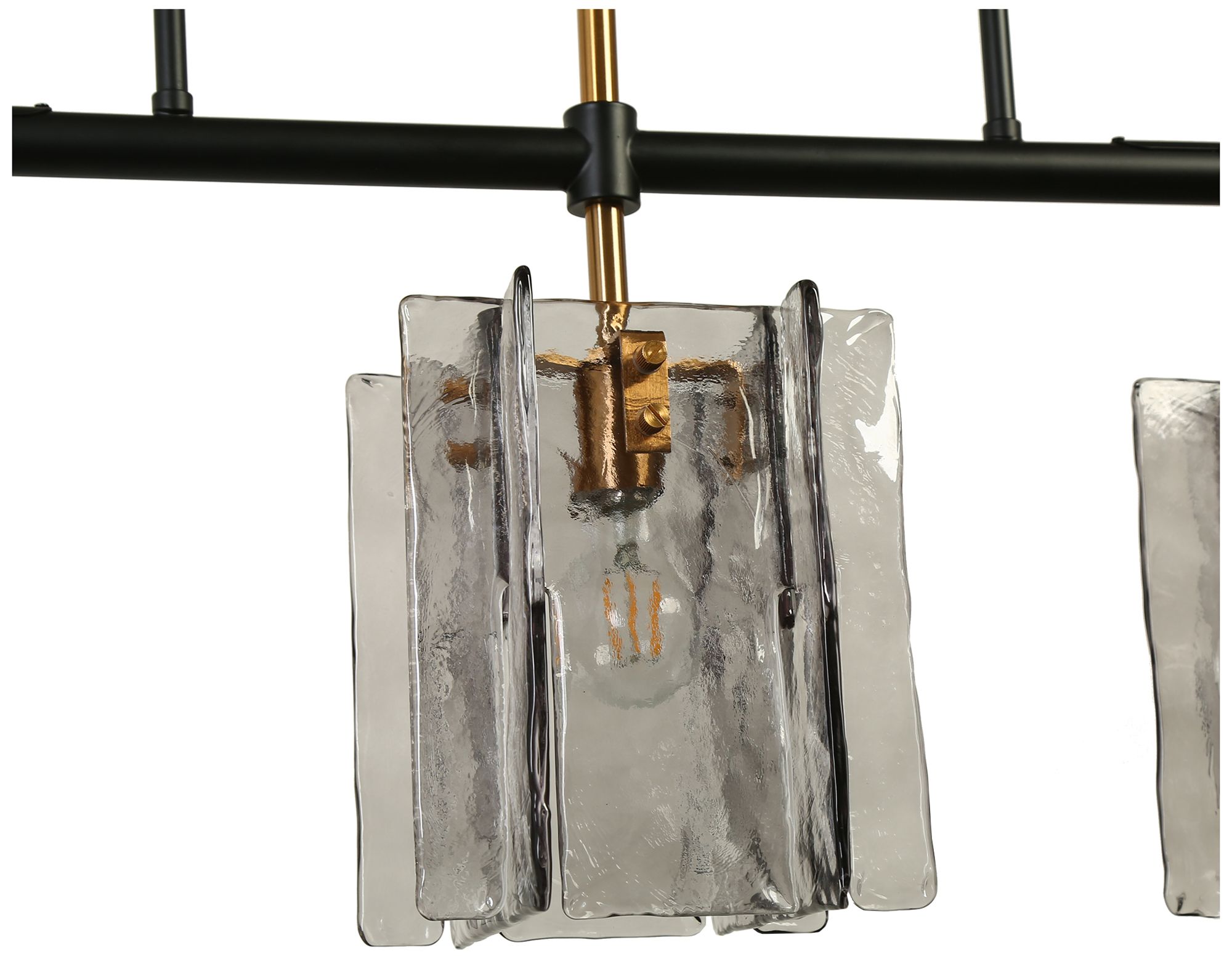 Image 5 Nalyri 63" Wide Gray 5-Light Linear Island Chandelier more views