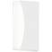 Nami 14 1/4"H Textured White LED Outdoor Wall Light