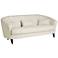Namora Plush Layered 83 3/4" Wide Cream Sofa with Pillows