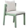 Nancy Cream Fabric Outdoor Dining Chair