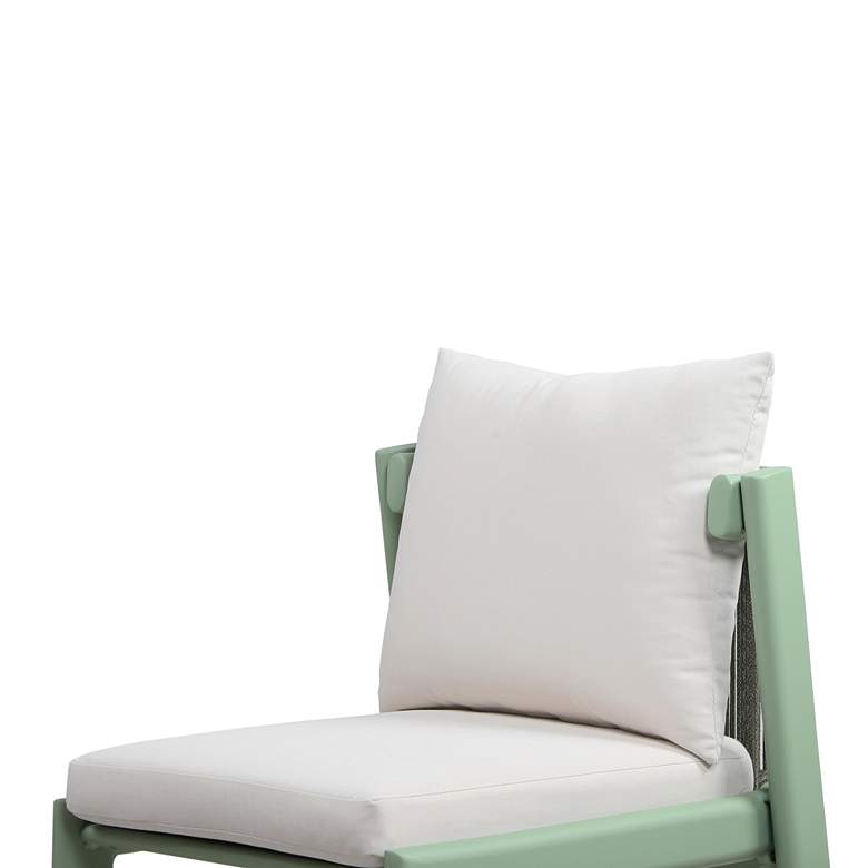 Image 3 Nancy Cream Fabric Outdoor Dining Chair more views