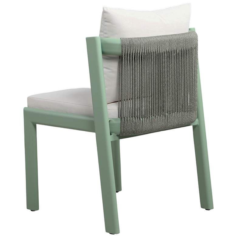 Image 5 Nancy Cream Fabric Outdoor Dining Chair more views