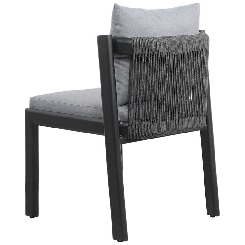 Image 4 Nancy Gray Fabric Outdoor Dining Chair more views
