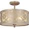 Nanti Collection Champagne Silver 14" Wide Ceiling Light