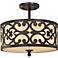 Nanti Collection Iron Oxide 14" Wide Ceiling Light