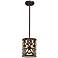Nanti Collection Iron Oxide Mini Pendant Light