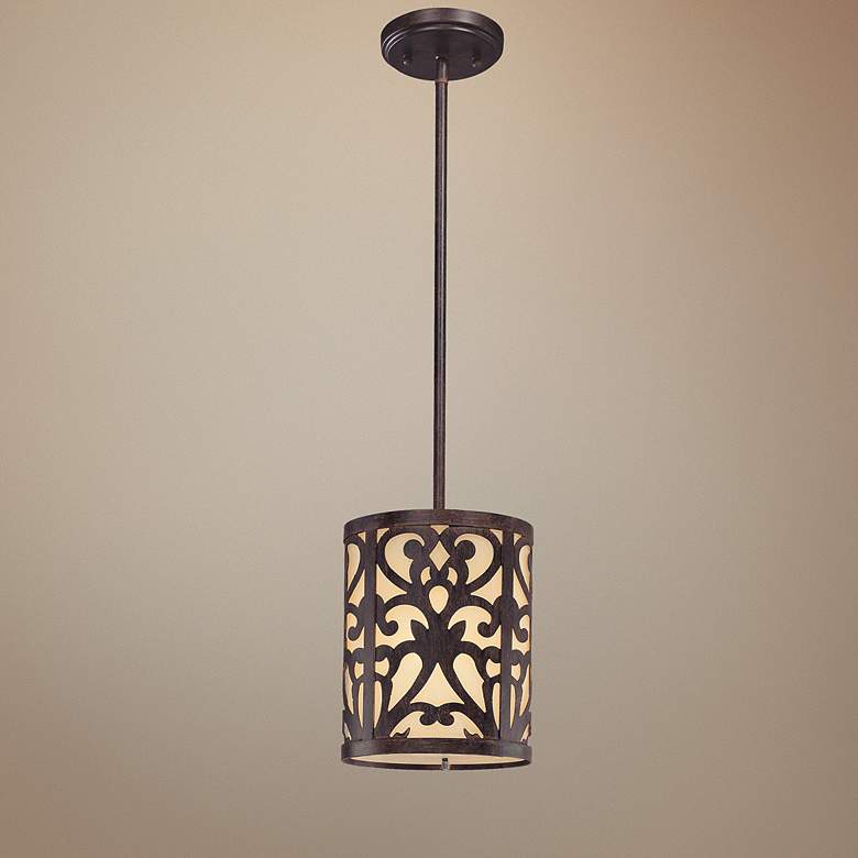 Image 1 Nanti Collection Iron Oxide Mini Pendant Light