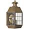 Nantucket 16 3/4" High Aged Brass 2-Light Outdoor Wall Light