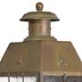3_Nantucket 16 3/4" High Aged Brass 2-Light Outdoor Wall Light more views