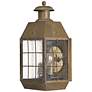 4_Nantucket 16 3/4" High Aged Brass 2-Light Outdoor Wall Light more views