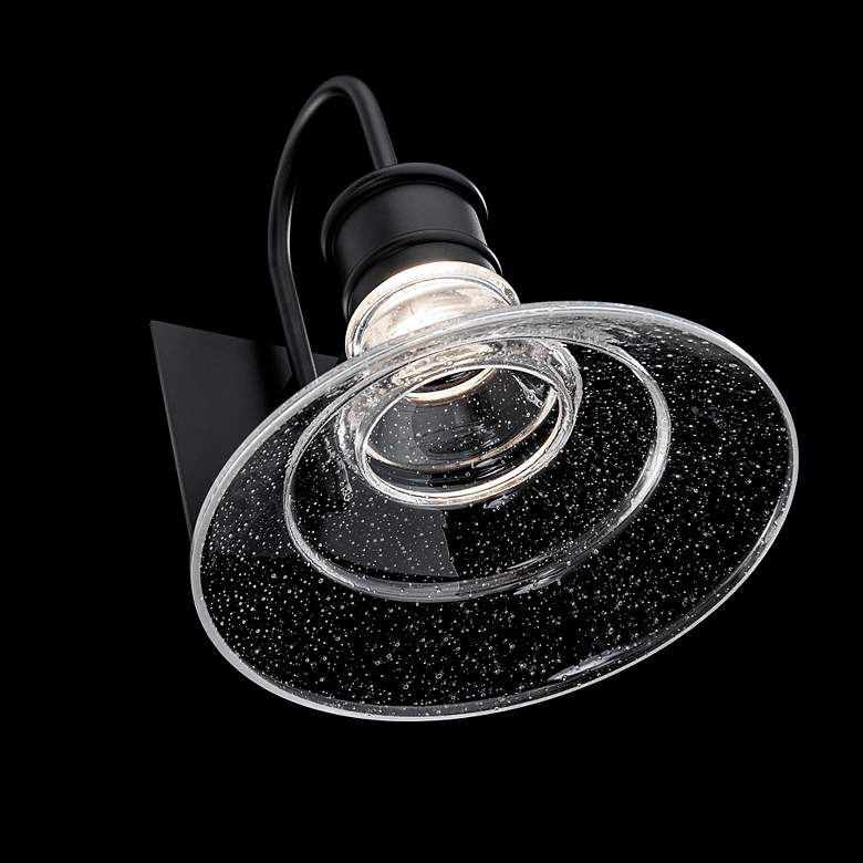 Image 5 Nantucket 16"H x 12"W 1-Light Outdoor Wall Light in Black more views