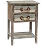 Nantucket 18" Wide Weathered Wood Accent Table