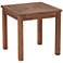 Nantucket 20" Wide Wood Outdoor Accent End Table