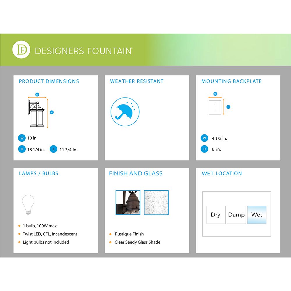 Nantucket Collection 17 1/2" High Nautical Lantern Outdoor Wall Light