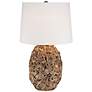 Nantucket Natural Seagrass Modern Coastal Table Lamp by 360 Lighting in scene