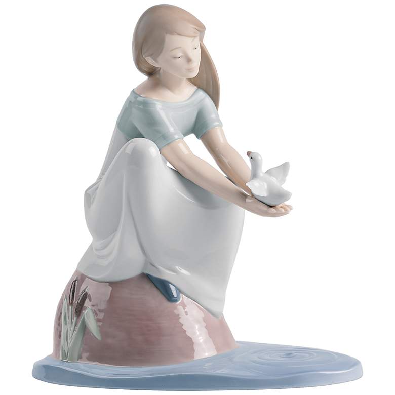 Image 1 Nao A Mellow Afternoon 8 1/4 inch High Porcelain Sculpture
