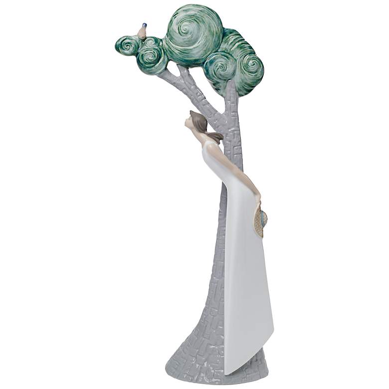Image 1 Nao Song in the Trees 15 inch High Porcelain Sculpture