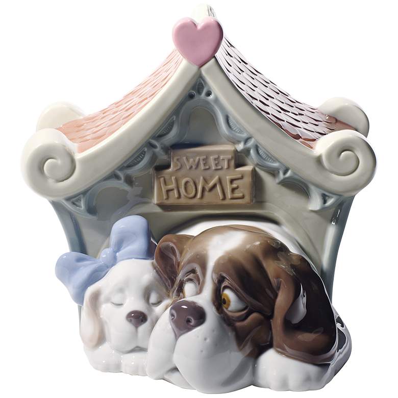 Image 1 Nao Sweet Home 7 inch Wide Porcelain Sculpture