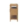 5_Naomi 47 3/4" Wide Toasted Almond 2-Door Console Table more views