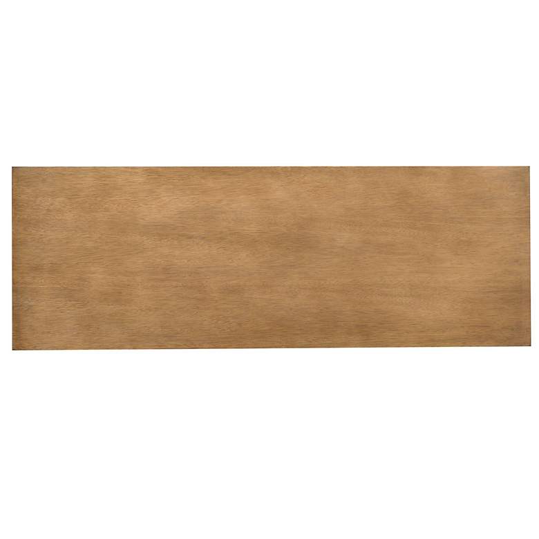 Image 7 Naomi 47 3/4" Wide Toasted Almond 2-Door Console Table more views