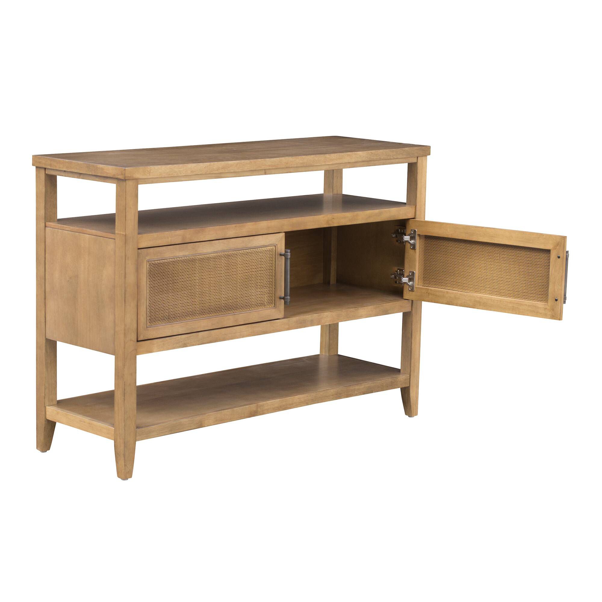 Naomi 47 3/4" Wide Toasted Almond 2-Door Console Table