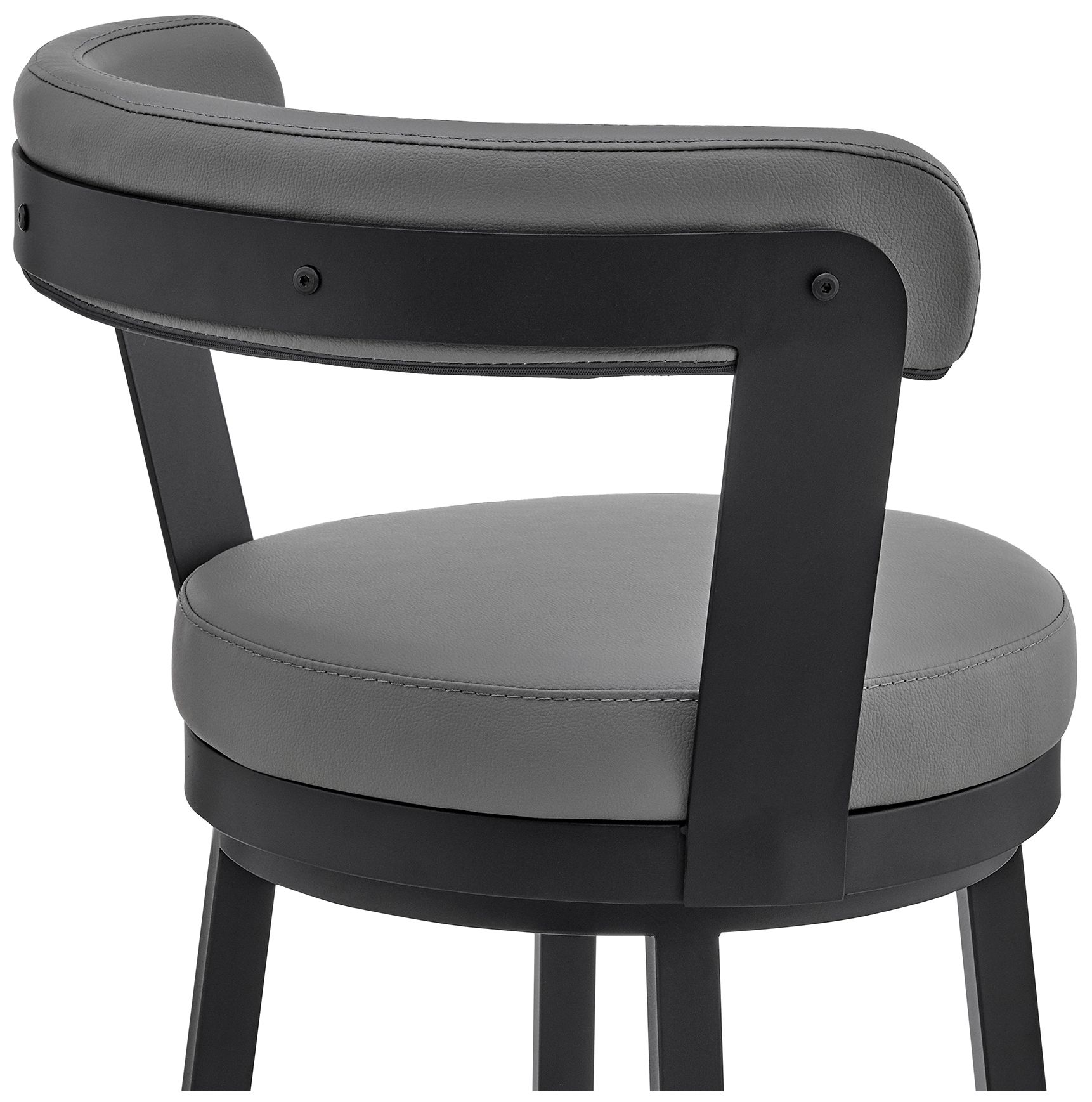 Image 7 Naomi and Bryant 5 Pc Counter Height Dining Set in Black Metal more views