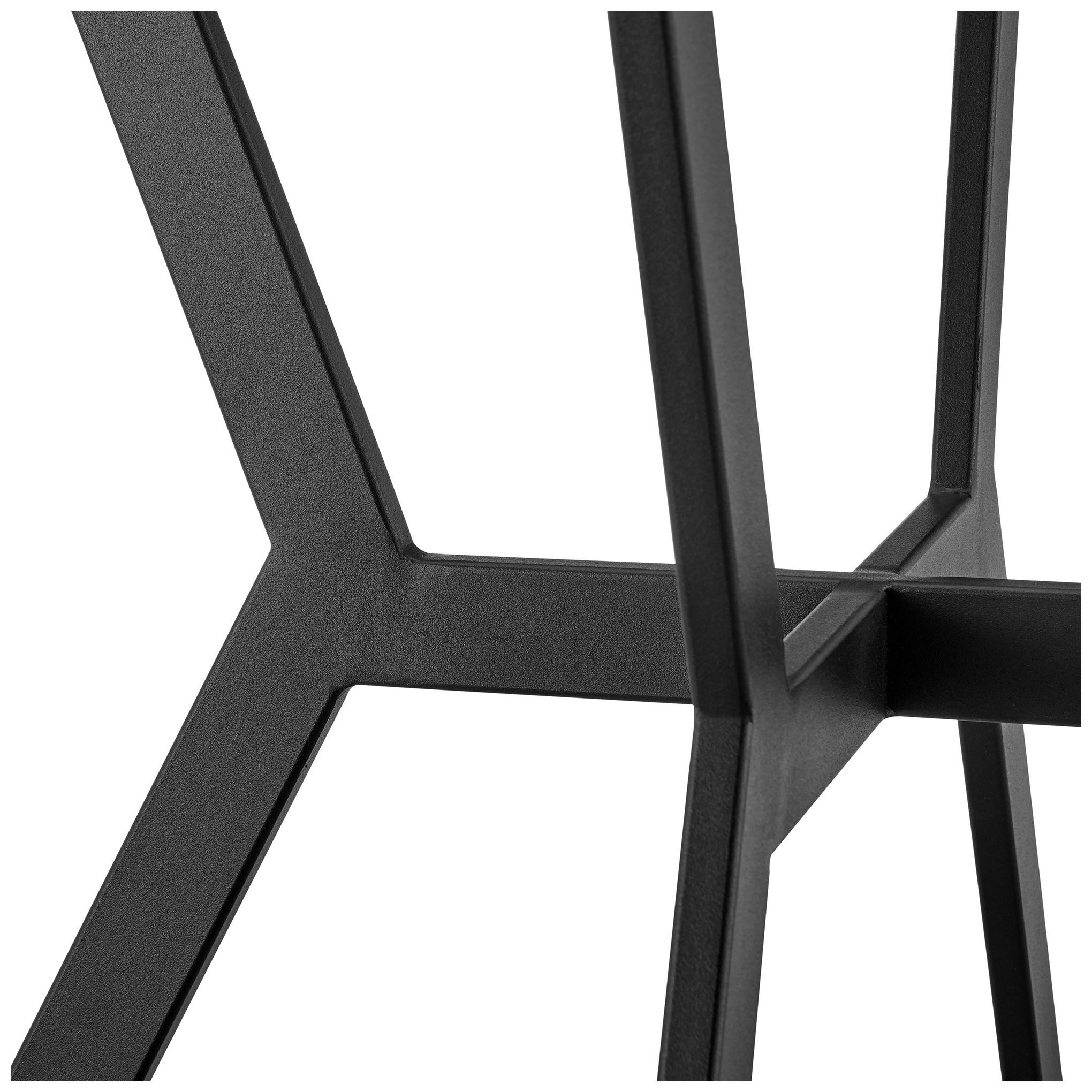 Naomi and Chelsea 4 Pc Counter Height Dining Set in Black Metal and Glass