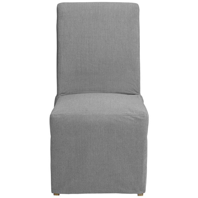 Image 7 Naomi Petyon Slate Armless Dining Chair more views