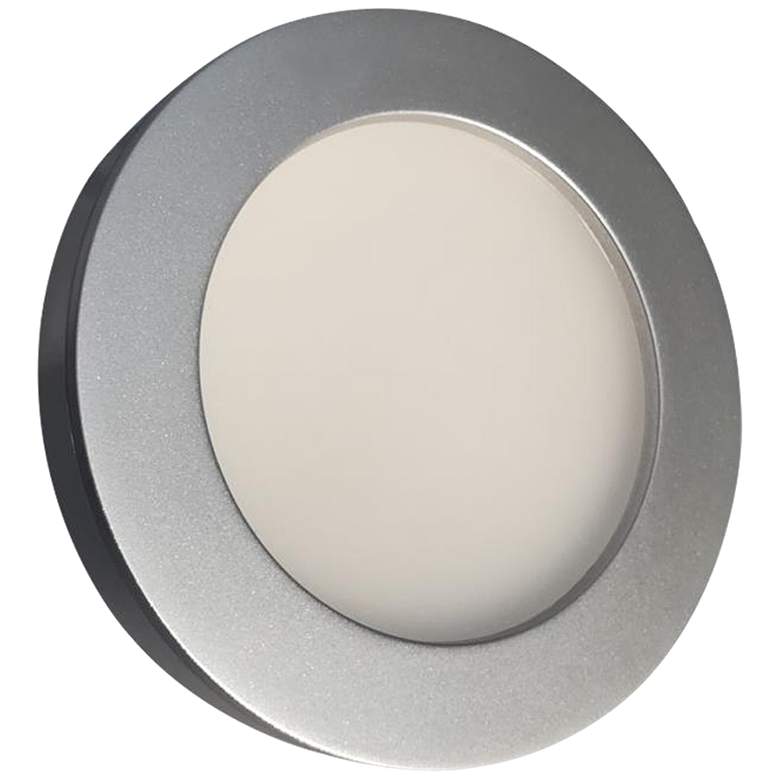 Image 1 Napa 2.5"W Stainless Steel 5000K LED Puck/Cabinet Light