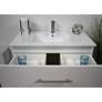 Napa 30"W Glossy White Wall-Mounted Floating Bathroom Vanity