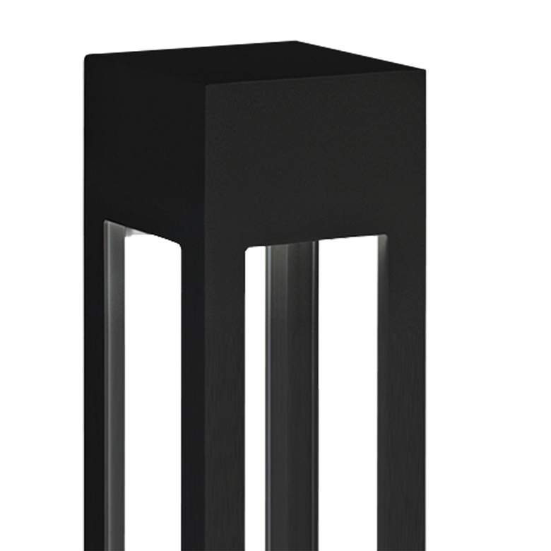 Image 2 Napa 36" High Black Square LED Landscape Bollard Light more views