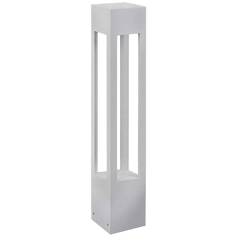 Image 1 Napa 36 inch High Brushed Nickel LED Landscape Bollard Light