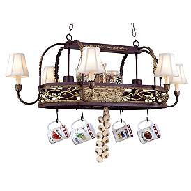 Image1 of Napa Collection Pot Rack Chandelier