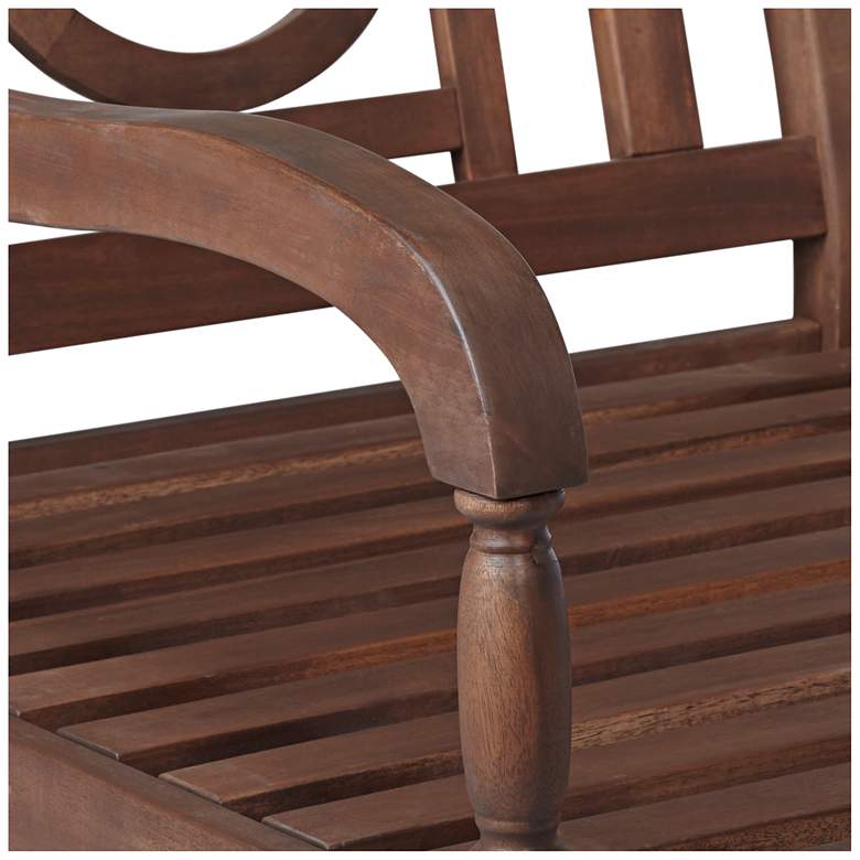 Image 5 Napa Modular Natural Dark Oil Acacia Left Arm Chair more views