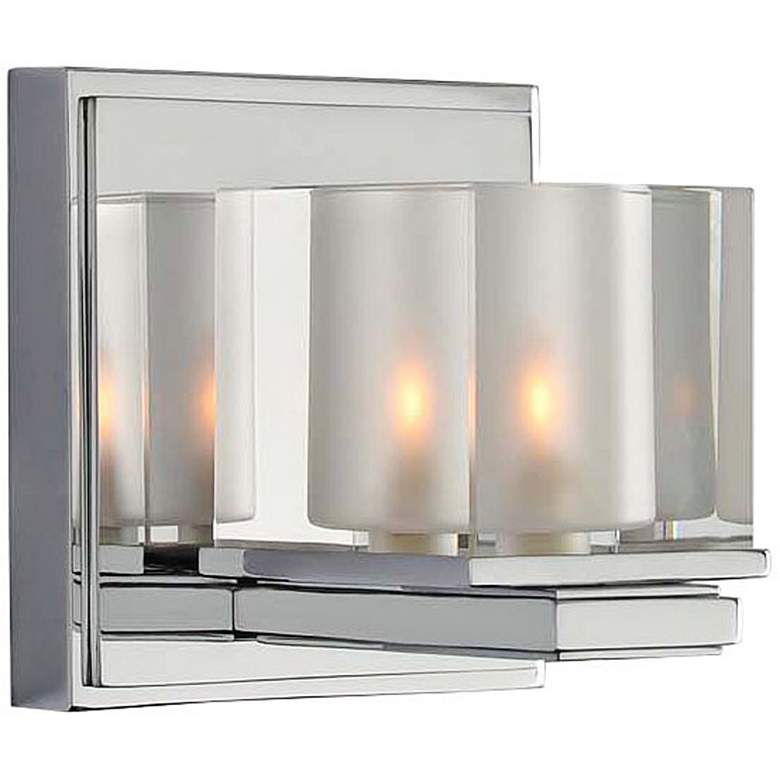 Image 1 Naples 5 inch Wide Chrome 1-Light Wall Sconce