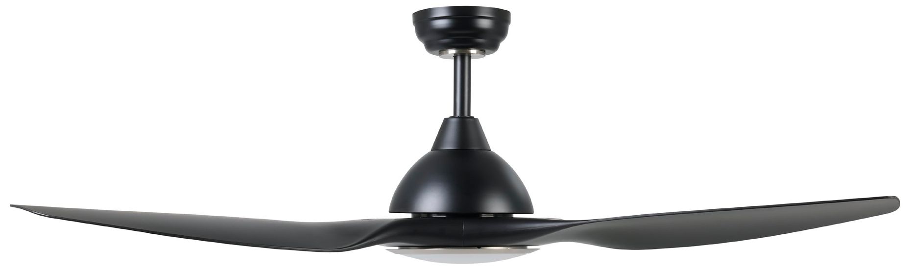 Thumbnail3 of Naples 52" 3-Blade Fan w/ Dimmable LED Light Kit & Remote Black Bl more views