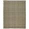 Naples Solid Flatweave Green Area Rug 0751F 9' x 12'