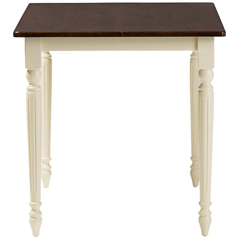 Image 4 Napoleon 46 3/4" Wide Cherry and Buttermilk Dining Table more views