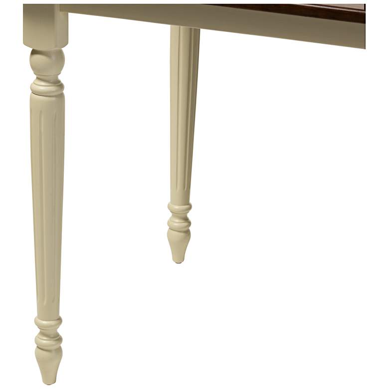 Image 5 Napoleon 46 3/4" Wide Cherry and Buttermilk Dining Table more views