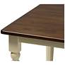 Napoleon 46 3/4" Wide Cherry and Buttermilk Dining Table