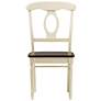 Thumbnail3 of Napoleon Cherry and Buttermilk Wood Dining Chairs - Set of 2 more views