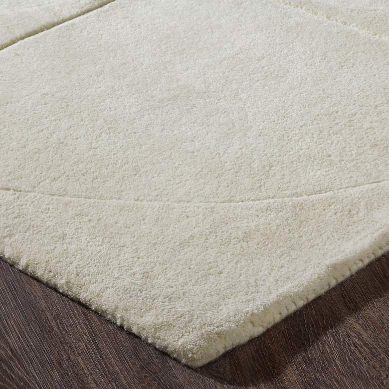 Image 2 Napoli 10183 5&#39;3 inchx7&#39;3 inch Off-White Wool Area Rug more views