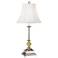 Naponset Brushed Nickel Crackle Table Lamp